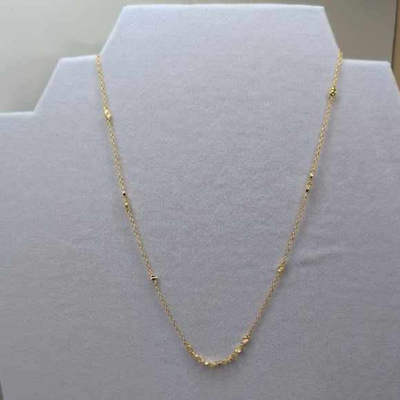Gorjana Jewelry - Gorjana Gold Beaded Necklace Classic Minimalist Design